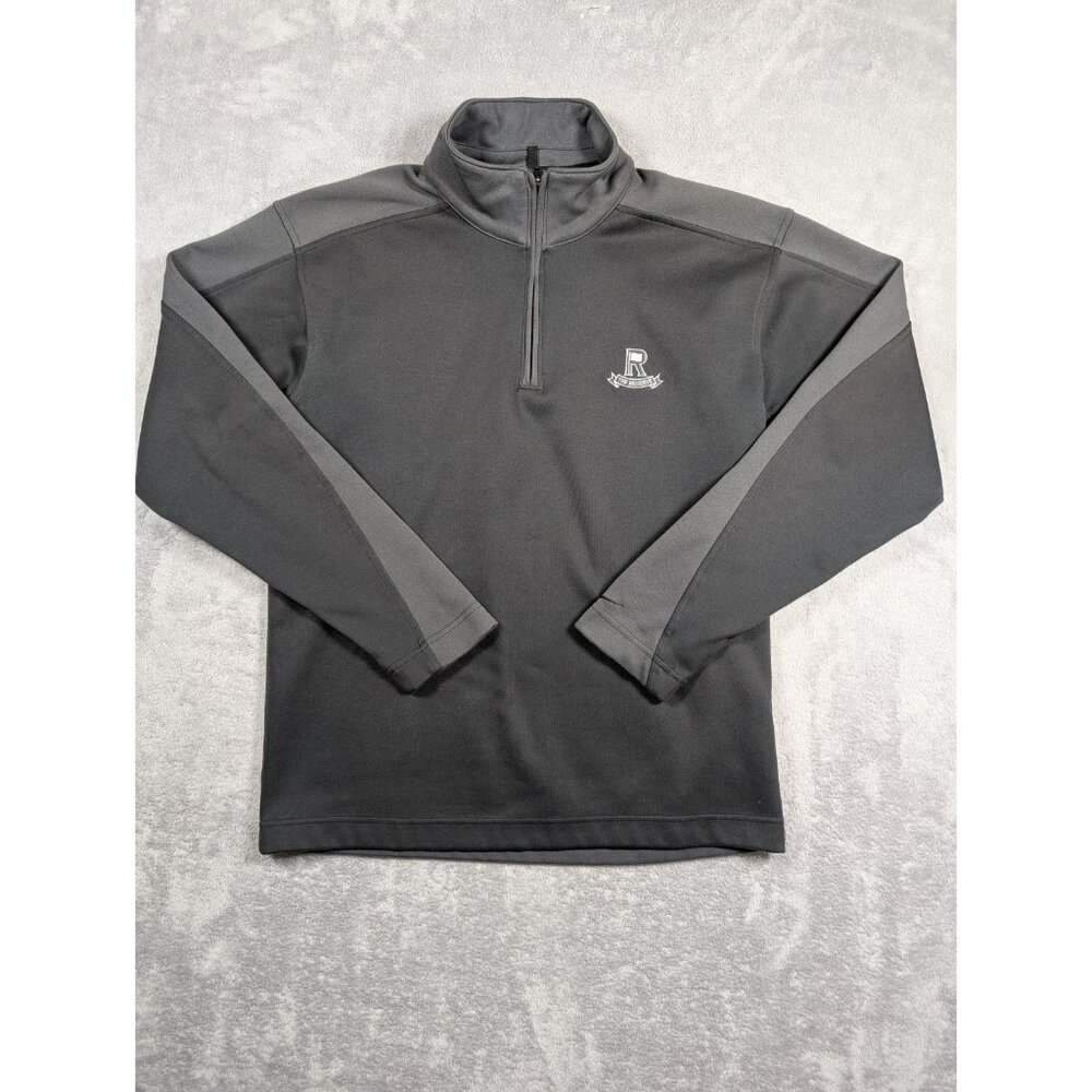 Nike Golf Sweater Mens Size Small Black The Reserve Logo Golf Casual Dri Fit